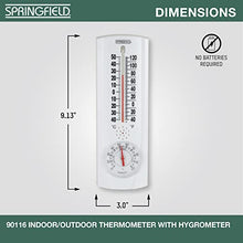 Load image into Gallery viewer, Springfield Thermometer and Hygrometer
